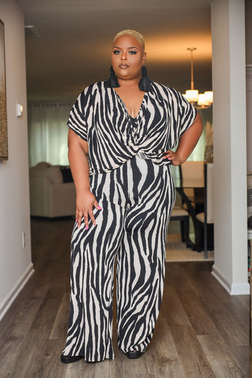 LuxE9 Zebra Pant Set